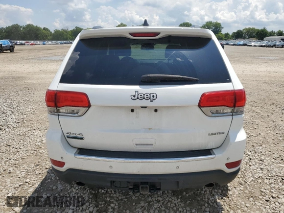 2016 Jeep Grand Cherokee Limited with VIN 1C4RJFBM1GC332741, listed as a Copart auction lot 63408575 with 181,504 mi miles and Salvage title. Bid and sale history available at DreamBid. Image 6.