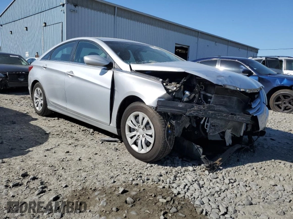 2011 Hyundai Sonata GLS with VIN 5NPEB4ACXBH225550, listed as a Copart auction lot 54182365 with 111,126 mi miles and Salvage Title. Bid and sale history available at carsss.com. Image 4.