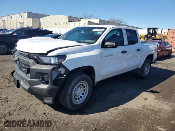 2023 Chevrolet Colorado 4WD Work Truck with VIN 1GCPTBEK9P1199744, listed as a Copart auction lot 81832834 with 27,146 mi miles and Salvage title. Bid and sale history available at DreamBid. Image 1.