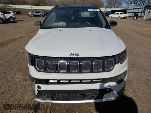 2022 Jeep Compass Limited с VIN 3C4NJDCB3NT132509, выставлен на аукционе Copart как лот 53799475 с пробегом 44 528 миль миль и На запчасти • Non repairable. История ставок и продаж доступна на DreamBid. Изображение 5.