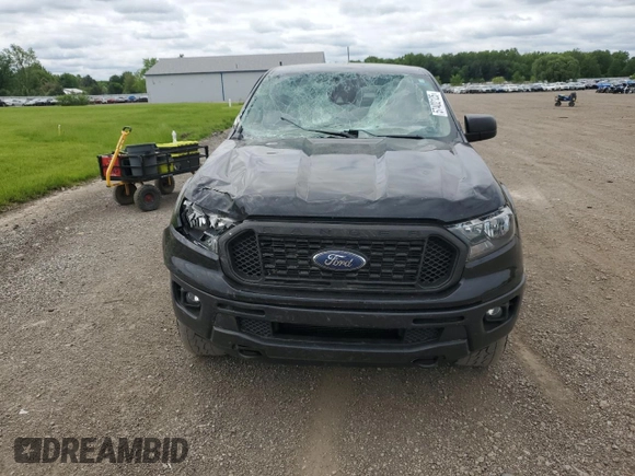 2021 Ford Ranger XL with VIN 1FTER4FH6MLD16040, listed as a Copart auction lot 57402125 with 65,349 mi miles and Salvage title. Bid and sale history available at DreamBid. Image 5.