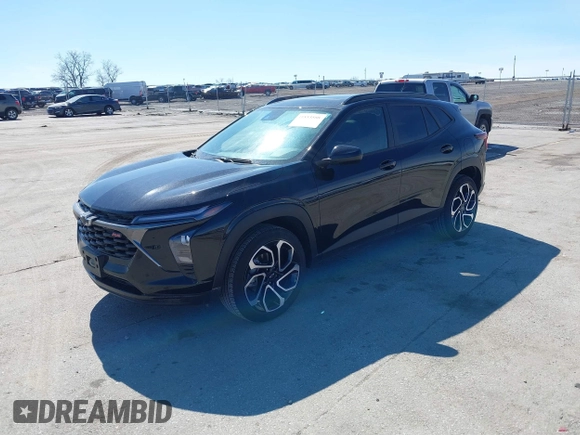 2024 Chevrolet Trax 2RS with VIN KL77LJE22RC154515, listed as a IAAI auction lot 41853588 with 24,114 mi miles and . Bid and sale history available at DreamBid. Image 2.