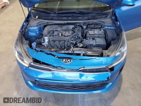 2021 Kia Rio S with VIN 3KPA24ADXME422202, listed as a Copart auction lot 85538434 with 99,138 mi miles and Salvage Title. Bid and sale history available at DreamBid. Image 11.