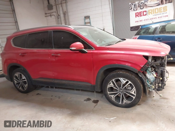 2020 Hyundai Santa Fe Limited with VIN 5NMS53AA8LH200485, listed as a IAAI auction lot 41593387 with 113,200 mi miles and . Bid and sale history available at DreamBid. Image 14.