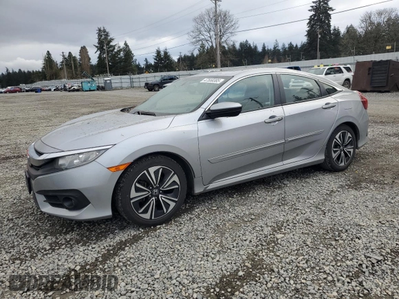 2017 Honda Civic Sedan EX-L with VIN 2HGFC1F77HH658290, listed as a Copart auction lot 47558385 with 97,725 mi miles and Salvage Title. Bid and sale history available at carsss.com. Image 1.