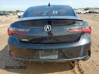 2019 Acura ILX Premium with VIN 19UDE2F87KA007666, listed as a Copart auction lot 61097745 with 208,813 mi miles and Salvage title. Bid and sale history available at DreamBid. Image 6.