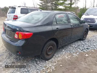 2009 Toyota Corolla with VIN JTDBL40E999082290, listed as a IAAI auction lot 41925807 with 1 mi miles. Bid and sale history available at carsss.com. Image 4.