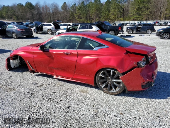 2022 Infiniti Q60 Luxe with VIN JN1EV7KKXNM600672, listed as a Copart auction lot 45350345 with 20,941 mi miles and Salvage Title. Bid and sale history available at DreamBid. Image 2.
