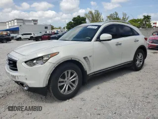 2014 Infiniti QX70 с VIN JN8CS1MU0EM450276, выставлен на аукционе Copart как лот 54151315 с пробегом 83 264 миль миль и Списание • Salvage title. История ставок и продаж доступна на DreamBid. Изображение 1.