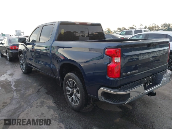 2022 Chevrolet Silverado 1500 LT with VIN 1GCPACED4NZ526840, listed as a IAAI auction lot 41444529 with 22,393 mi miles. Bid and sale history available at carsss.com. Image 3.