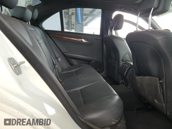 2011 Mercedes-Benz C with VIN WDDGF5EB4BA449124, listed as a Copart auction lot 55182075 with 147,699 mi miles and Clean Title. Bid and sale history available at carsss.com. Image 10.