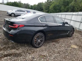 2023 BMW 5 Series 540i xDrive with VIN WBA73BJ09PWY20498, listed as a Copart auction lot 68099554 with 12,185 mi miles and Salvage Title. Bid and sale history available at carsss.com. Image 3.