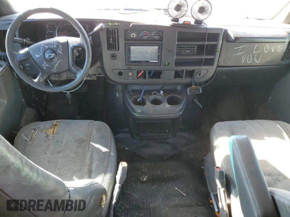 2010 Chevrolet Express Cargo Van with VIN 1GCUGADX1A1106446, listed as a Copart auction lot 88542695 with 184,062 mi miles and Salvage Title. Bid and sale history available at carsss.com. Image 8.