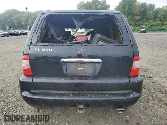 2002 Mercedes-Benz M-Class with VIN 4JGAB75E72A319092, listed as a Copart auction lot 69058864 with 0 mi miles and Salvage Title. Bid and sale history available at carsss.com. Image 6.