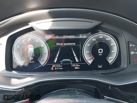 2022 Audi Q7 Premium Plus with VIN WA1LJBF75ND018515, listed as a IAAI auction lot 41413527 with 62,123 mi miles and . Bid and sale history available at DreamBid. Image 7.