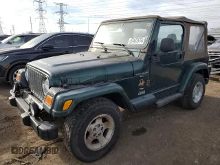2000 Jeep Wrangler Sahara z VIN 1J4FA59S6YP739265, wystawiony jako Copart lot #87437674 z przebiegiem 208 638 mil mil oraz Czysty tytuł • Clean title. Historia ofert i sprzedaży dostępna na DreamBid. Obrazek 1.