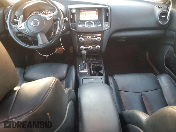 2014 Nissan Maxima S with VIN 1N4AA5AP7EC489860, listed as a Copart auction lot 85394734 with 118,274 mi miles and Salvage Title. Bid and sale history available at DreamBid. Image 8.