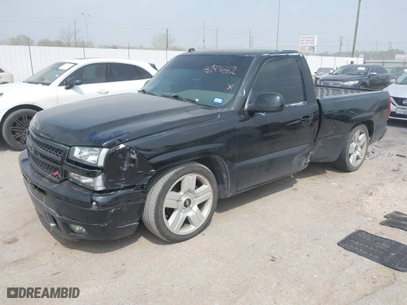 2005 Chevrolet Silverado 1500 Work Truck with VIN 1GCEC14V15Z123141, listed as a IAAI auction lot 41806662 with NaN miles. Bid and sale history available at carsss.com. Image 17.