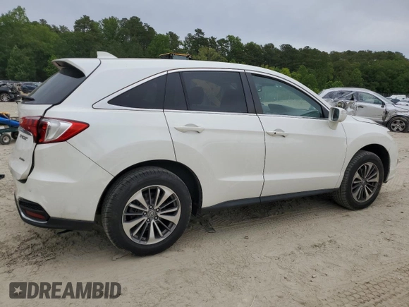 2018 Acura RDX Advance with VIN 5J8TB4H77JL008629, listed as a Copart auction lot 58046095 with 96,660 mi miles and Salvage title. Bid and sale history available at DreamBid. Image 3.