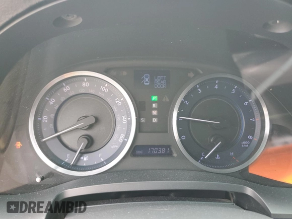 2012 Lexus IS 250 with VIN JTHBF5C25C5183791, listed as a Copart auction lot 54915085 with 170,381 mi miles and Salvage Title. Bid and sale history available at DreamBid. Image 9.