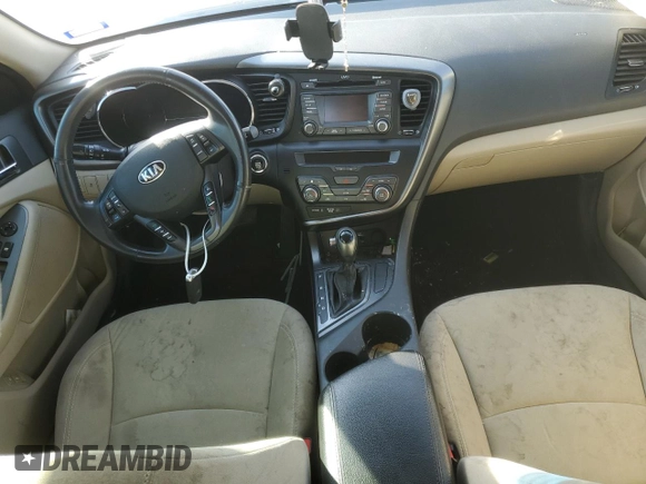 2013 Kia Optima LX with VIN KNAGM4AD1D5043425, listed as a Copart auction lot 77598514 with 123,667 mi miles and Clean Title. Bid and sale history available at DreamBid. Image 8.
