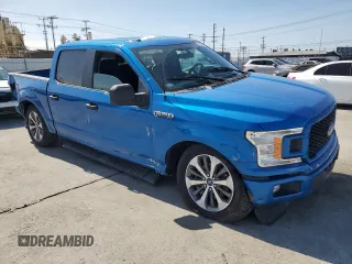 2019 Ford F-150 XL with VIN 1FTEW1CP7KKC69686, listed as a Copart auction lot 49140595 with 96,446 mi miles and Salvage Title. Bid and sale history available at carsss.com. Image 4.