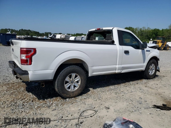 2019 Ford F-150 XL with VIN 1FTMF1C59KKD92979, listed as a Copart auction lot 53800625 with 129,437 mi miles and Salvage title. Bid and sale history available at DreamBid. Image 3.