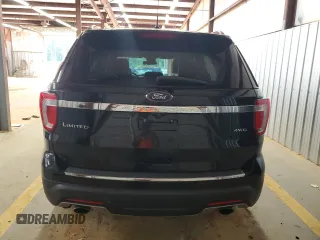 2018 Ford Explorer Limited with VIN 1FM5K8F81JGB67127, listed as a Copart auction lot 65184885 with 156,381 mi miles and Clean title. Bid and sale history available at DreamBid. Image 6.