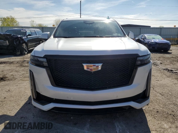 2021 Cadillac Escalade Sport Platinum with VIN 1GYS3GKLXMR378824, listed as a Copart auction lot 55270325 with 77,986 mi miles and Clean title. Bid and sale history available at DreamBid. Image 5.