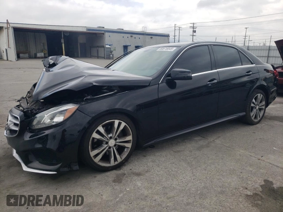 2014 Mercedes-Benz E 350 Sport with VIN WDDHF5KB7EB050618, listed as a Copart auction lot 50875045 with 157,722 mi miles and Salvage Title. Bid and sale history available at DreamBid. Image 1.