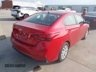 2020 Hyundai Accent SE with VIN 3KPC24A6XLE118473, listed as a IAAI auction lot 41905043 with 87,921 mi miles. Bid and sale history available at carsss.com. Image 4.