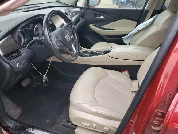 2019 Buick Envision Preferred with VIN LRBFXBSA4KD003985, listed as a Copart auction lot 43929585 with 72,744 mi miles and Salvage Title. Bid and sale history available at carsss.com. Image 7.