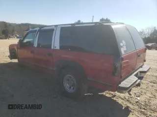 1999 Chevrolet Suburban with VIN 1GNGK26RXXJ468033, listed as a Copart auction lot 41976355 with 201,878 mi miles and Salvage Title. Bid and sale history available at carsss.com. Image 2.