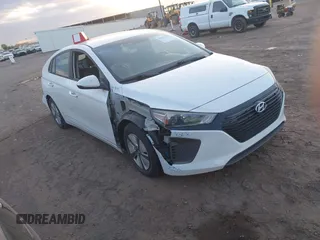 2017 Hyundai Ioniq Blue z VIN KMHC65LC2HU050185, wystawiony jako IAAI lot #42071522 z przebiegiem 105 186 mil mil oraz . Historia ofert i sprzedaży dostępna na DreamBid. Obrazek 1.