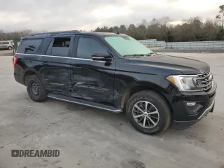 2021 Ford Expedition Max XLT with VIN 1FMJK1JT7MEA19405, listed as a Copart auction lot 43986285 with 94,236 mi miles and Salvage Title. Bid and sale history available at DreamBid. Image 4.