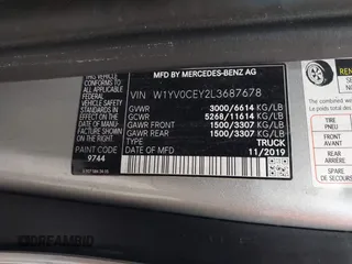 2020 Mercedes-Benz Metris Cargo with VIN W1YV0CEY2L3687678, listed as a IAAI auction lot 42198224 with 35,879 mi miles and . Bid and sale history available at DreamBid. Image 9.