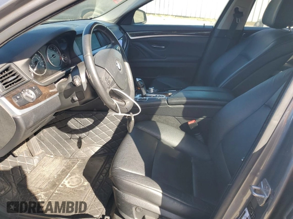 2013 BMW 5 Series 528i with VIN WBAXG5C50DDY36255, listed as a Copart auction lot 44741985 with 102,147 mi miles and Salvage Title. Bid and sale history available at carsss.com. Image 7.