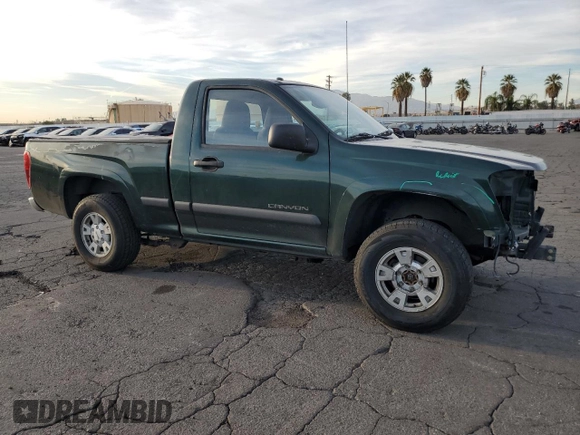 2005 GMC Canyon SL Z85 with VIN 1GTDT146458242750, listed as a Copart auction lot 42021875 with 179,696 mi miles and Salvage Title. Bid and sale history available at carsss.com. Image 4.