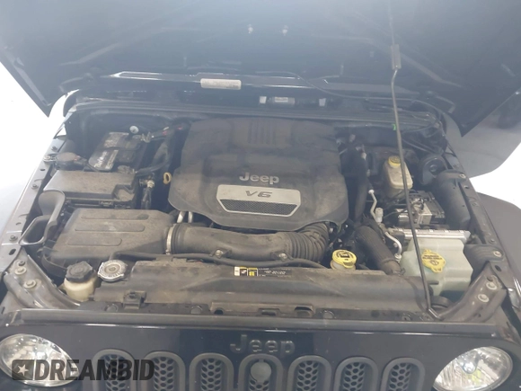 2017 Jeep Wrangler Unlimited Sport with VIN 1C4HJWDG2HL557576, listed as a IAAI auction lot 42712859 with 86,280 mi miles and . Bid and sale history available at DreamBid. Image 10.