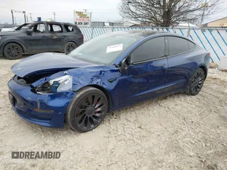 2021 Tesla Model 3 Performance with VIN 5YJ3E1EC6MF996743, listed as a IAAI auction lot 41509631 with 41,599 mi miles and . Bid and sale history available at DreamBid. Image 22.