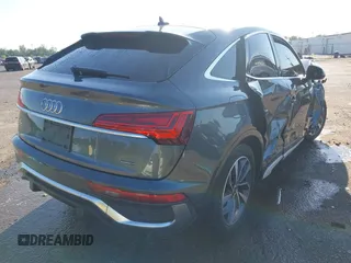 2022 Audi Q5 Sportback S line Premium с VIN WA14AAFY3N2090977, выставлен на аукционе IAAI как лот 42174322 с пробегом Не указан миль и . История ставок и продаж доступна на DreamBid. Изображение 4.