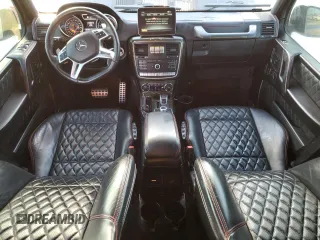 2017 Mercedes-Benz G-Class AMG G 63 with VIN WDCYC7DFXHX276880, listed as a Copart auction lot 76984264 with 91,955 mi miles and Salvage Title. Bid and sale history available at carsss.com. Image 8.