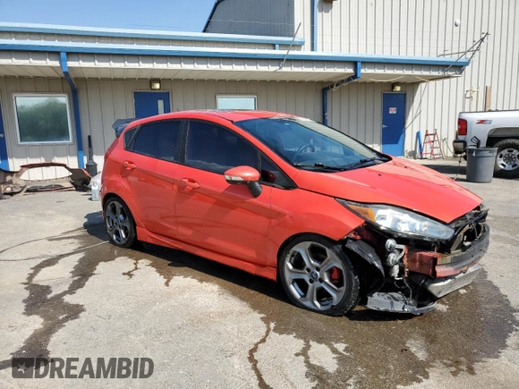2015 Ford Fiesta ST with VIN 3FADP4GX4FM190145, listed as a Copart auction lot 52610355 with 112,743 mi miles and Salvage Title. Bid and sale history available at carsss.com. Image 4.