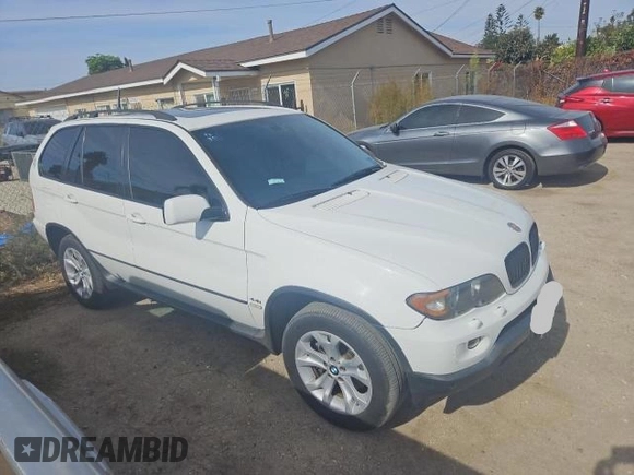 2006 BMW X5 4.4i with VIN 5UXFB53556LV26283, listed as a Copart auction lot 79714584 with 77,033 mi miles and Clean Title. Bid and sale history available at carsss.com. Image 1.