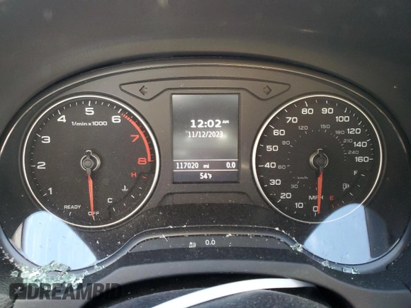 2018 Audi A3 Sedan Premium with VIN WAUAUGFF1J1004645, listed as a Copart auction lot 78270773 with 117,020 mi miles. Bid and sale history available at carsss.com. Image 9.