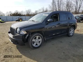 2008 Jeep Compass Sport with VIN 1J8FF47W68D686438, listed as a Copart auction lot 49346045 with 140,882 mi miles and Salvage Title. Bid and sale history available at carsss.com. Image 1.