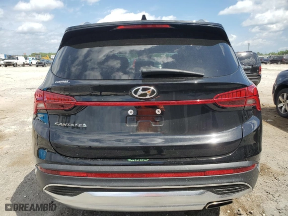 2022 Hyundai Santa Fe SEL with VIN 5NMS34AJ2NH462873, listed as a Copart auction lot 52067725 with 39,110 mi miles and Salvage Title. Bid and sale history available at carsss.com. Image 6.