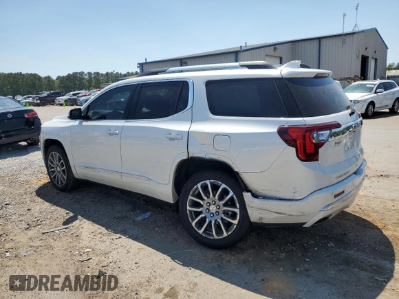2023 GMC Acadia Denali with VIN 1GKKNPLS6PZ166825, listed as a Copart auction lot 52441385 with 28,864 mi miles and Salvage title. Bid and sale history available at DreamBid. Image 2.