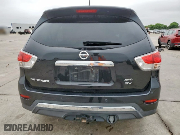 2015 Nissan Pathfinder SV with VIN 5N1AR2MM2FC686905, listed as a Copart auction lot 55437315 with 150,656 mi miles and Salvage title. Bid and sale history available at DreamBid. Image 6.