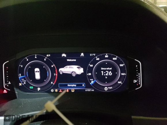 2020 Volkswagen Atlas SEL R-Line with VIN 1V2RE2CA7LC215675, listed as a Copart auction lot 82882393 with 61,021 mi miles and . Bid and sale history available at DreamBid. Image 9.